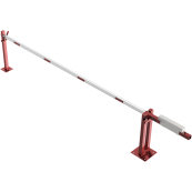 Access barrier with counterweight | and supporting post | clear width: 4000 mm | with triangular lock